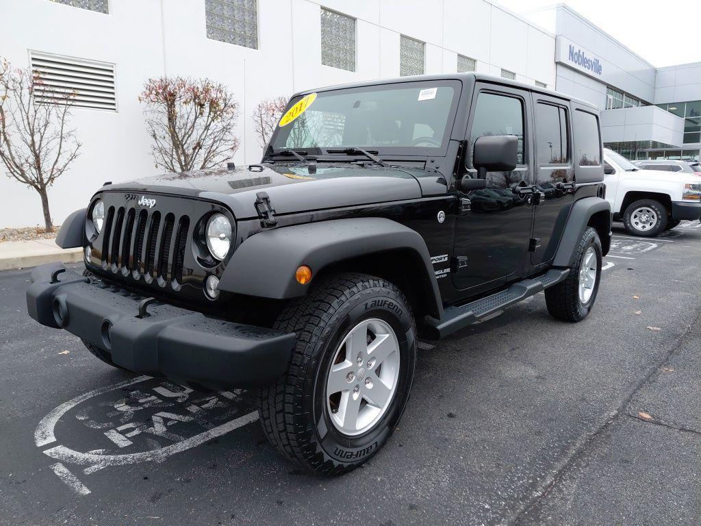 used 2017 Jeep Wrangler Unlimited car, priced at $19,099