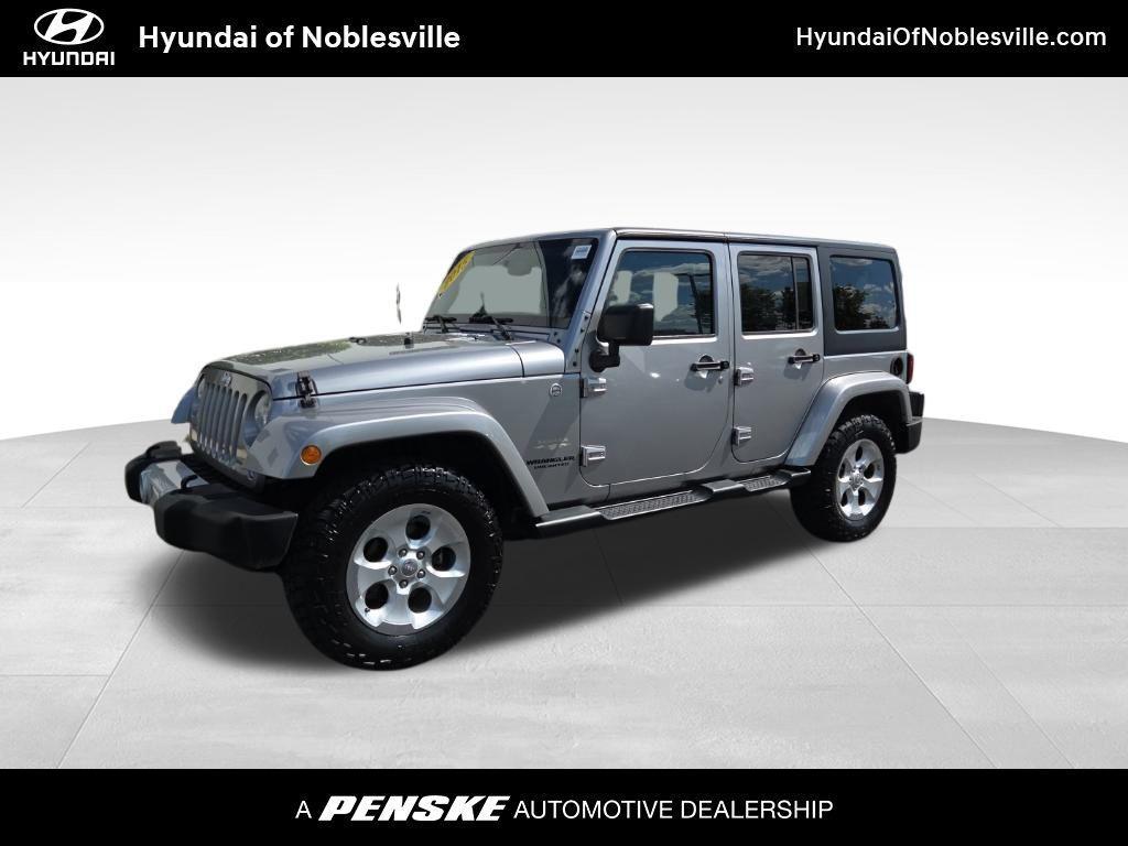 used 2015 Jeep Wrangler Unlimited car, priced at $15,416