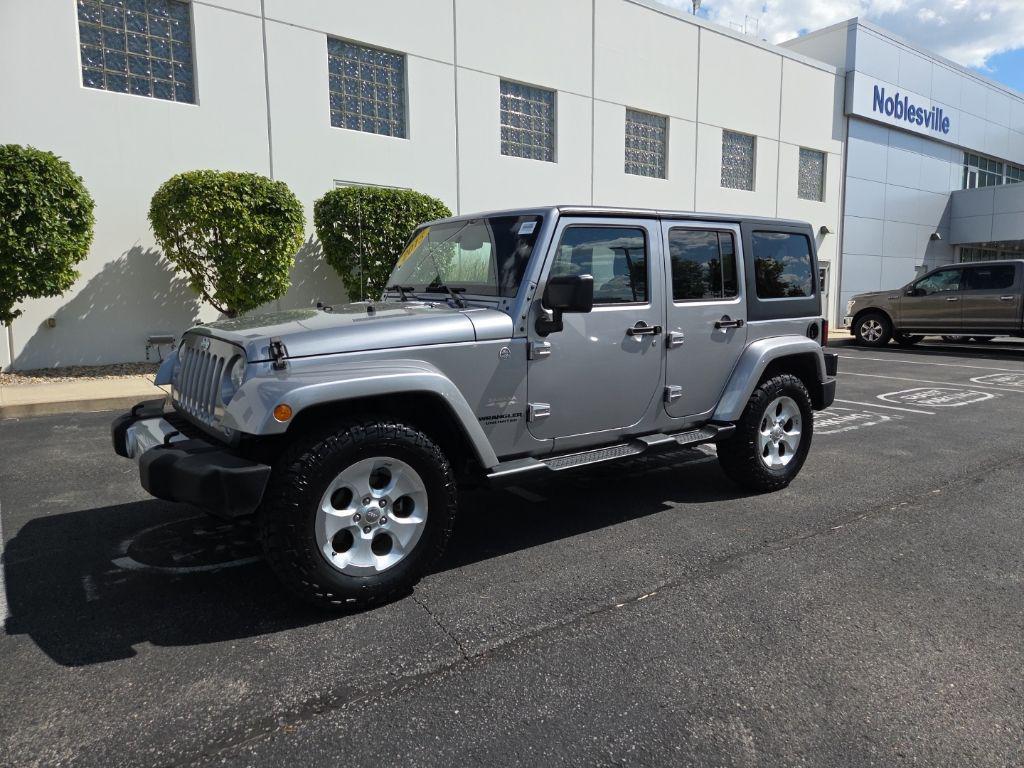 used 2015 Jeep Wrangler Unlimited car, priced at $15,416
