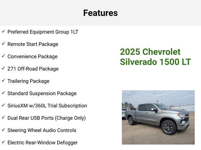 new 2025 Chevrolet Silverado 1500 car, priced at $52,563