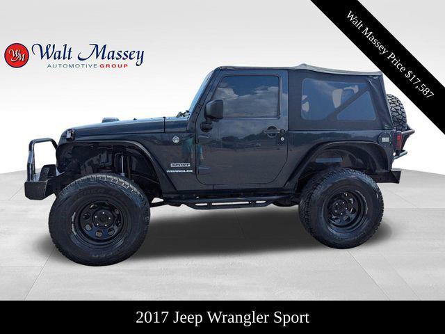 used 2017 Jeep Wrangler car, priced at $17,587