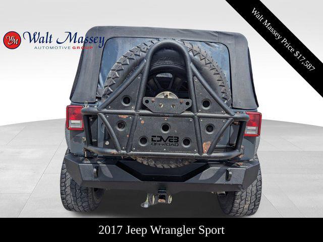 used 2017 Jeep Wrangler car, priced at $17,587