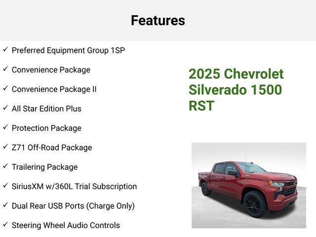 new 2025 Chevrolet Silverado 1500 car, priced at $52,647