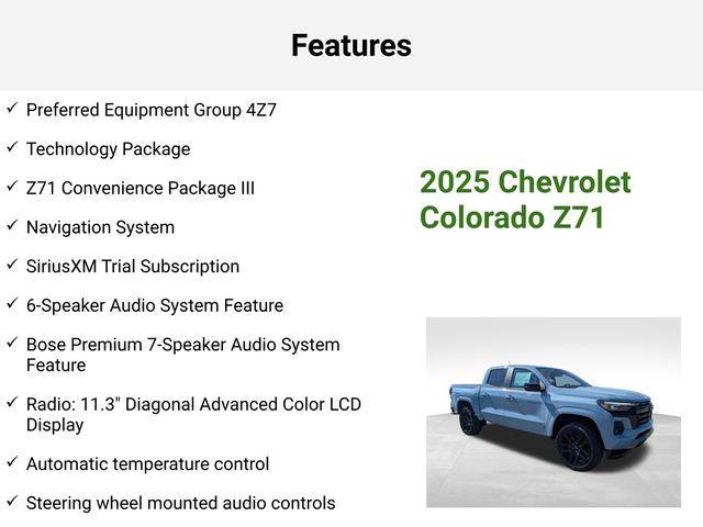 new 2025 Chevrolet Colorado car, priced at $48,452