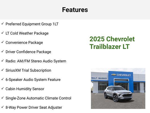 new 2025 Chevrolet TrailBlazer car, priced at $29,450