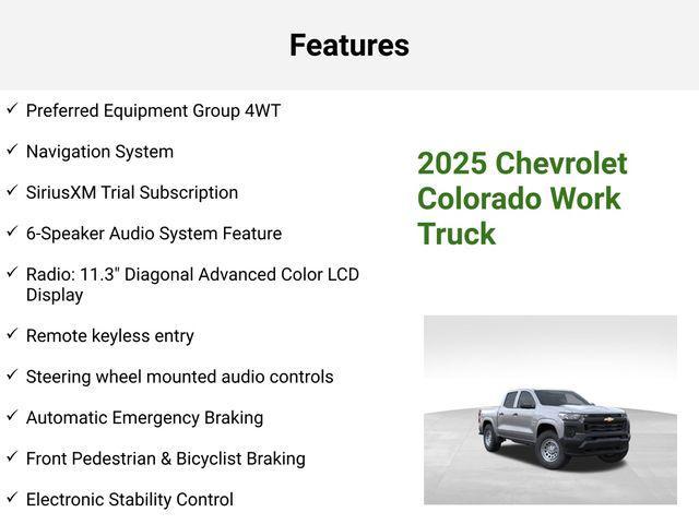 new 2025 Chevrolet Colorado car, priced at $38,030