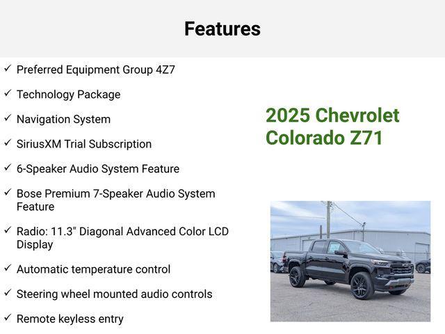 new 2025 Chevrolet Colorado car, priced at $47,174