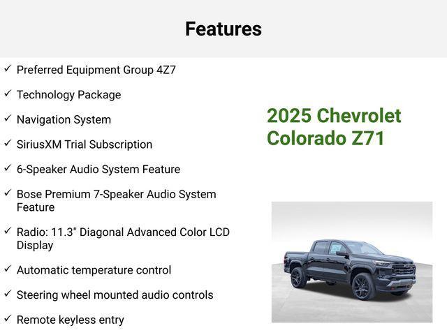 new 2025 Chevrolet Colorado car, priced at $47,174
