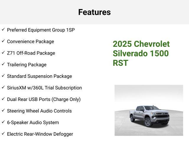 new 2025 Chevrolet Silverado 1500 car, priced at $63,725