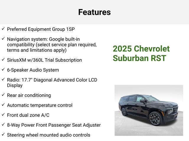 new 2025 Chevrolet Suburban car, priced at $73,156