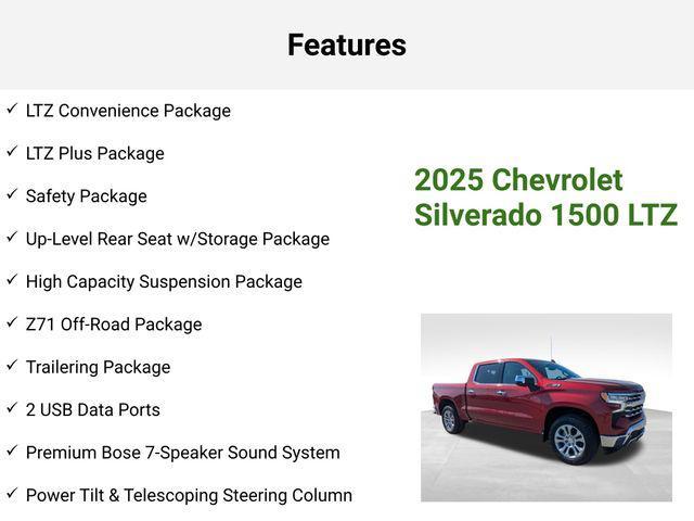 new 2025 Chevrolet Silverado 1500 car, priced at $55,922