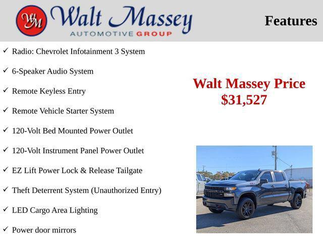 used 2022 Chevrolet Silverado 1500 car, priced at $31,527