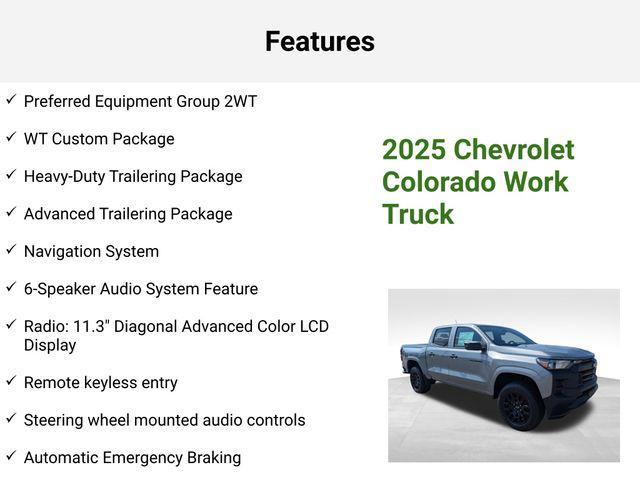 new 2025 Chevrolet Colorado car, priced at $34,549