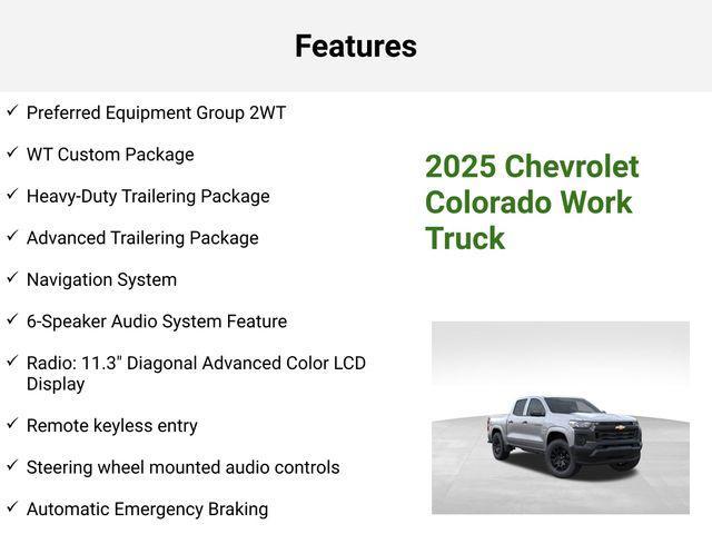new 2025 Chevrolet Colorado car, priced at $36,050