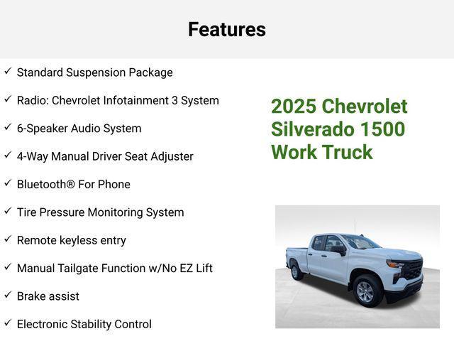 new 2025 Chevrolet Silverado 1500 car, priced at $37,532