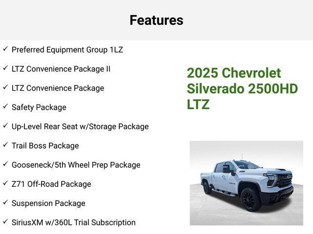 new 2025 Chevrolet Silverado 2500 car, priced at $79,478