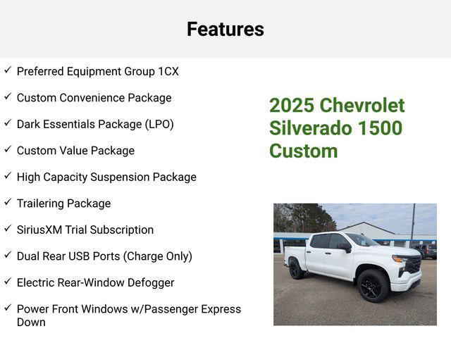 new 2025 Chevrolet Silverado 1500 car, priced at $44,678