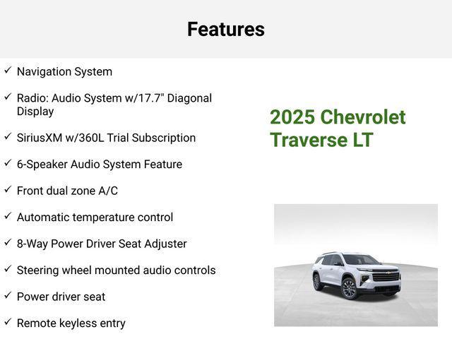 new 2025 Chevrolet Traverse car, priced at $43,803