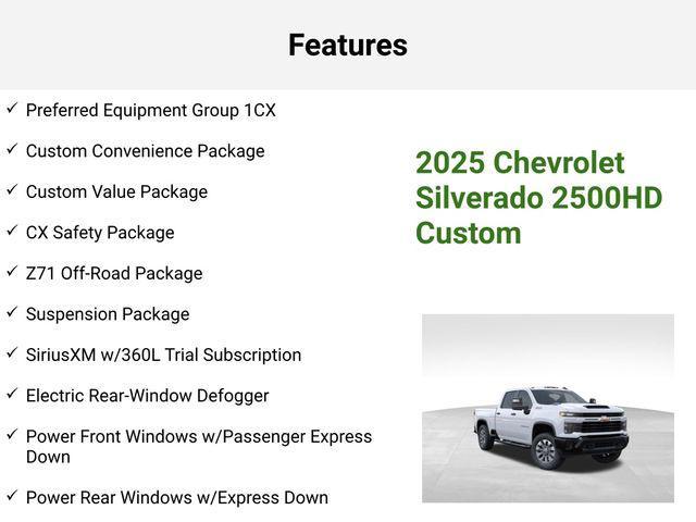 new 2025 Chevrolet Silverado 2500 car, priced at $64,943