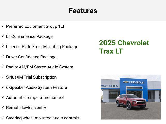 new 2025 Chevrolet Trax car, priced at $25,420