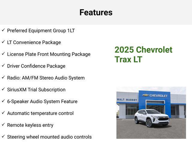 new 2025 Chevrolet Trax car, priced at $25,420