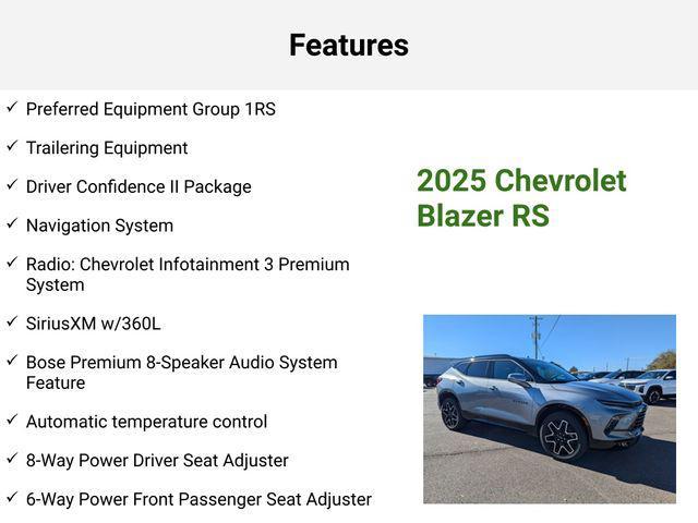 new 2025 Chevrolet Blazer car, priced at $47,618