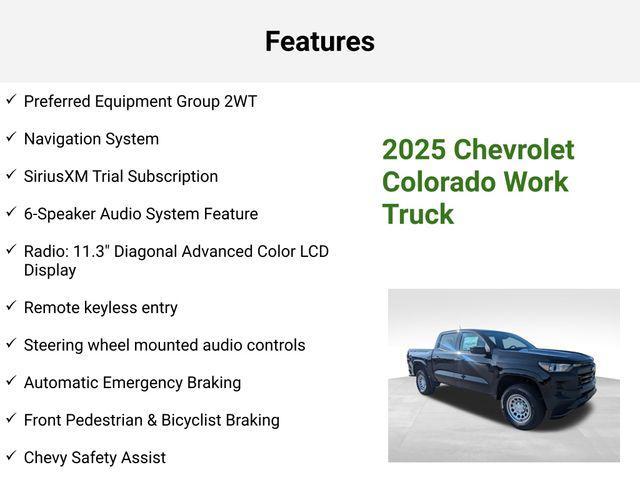 new 2025 Chevrolet Colorado car, priced at $33,260