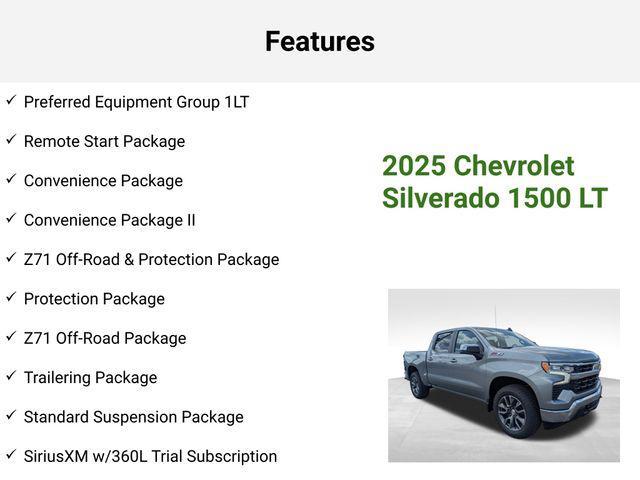 new 2025 Chevrolet Silverado 1500 car, priced at $57,561