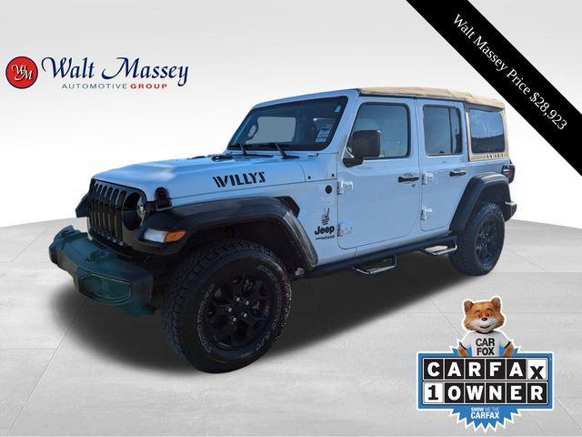 used 2022 Jeep Wrangler car, priced at $28,923