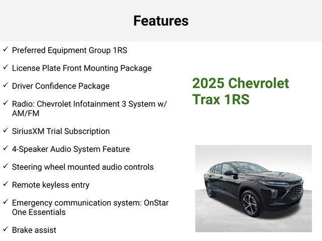 new 2025 Chevrolet Trax car, priced at $24,570