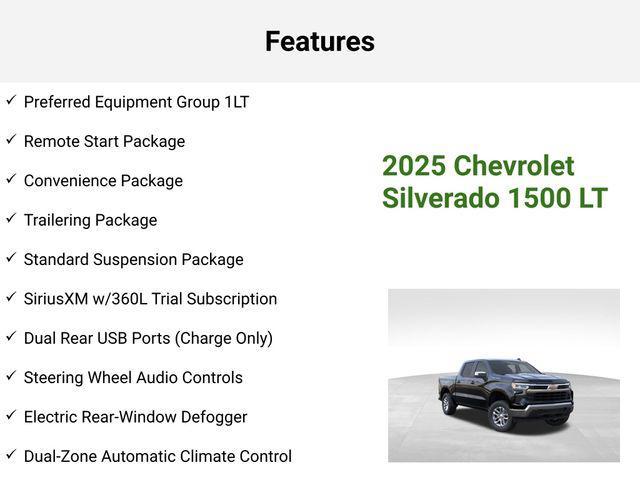 new 2025 Chevrolet Silverado 1500 car, priced at $52,855