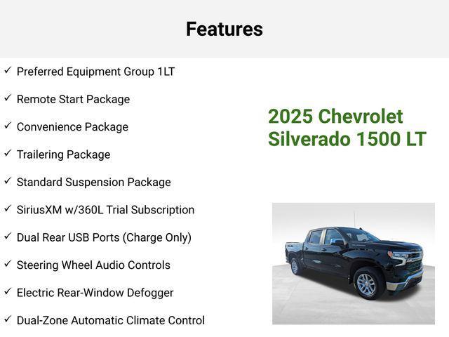 new 2025 Chevrolet Silverado 1500 car, priced at $42,626