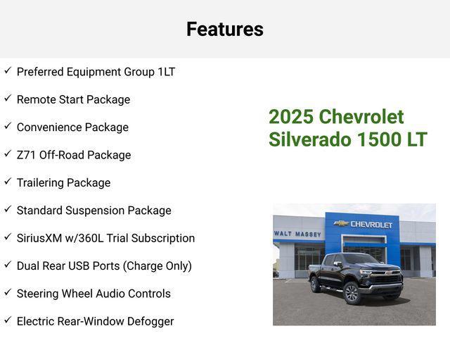 new 2025 Chevrolet Silverado 1500 car, priced at $58,905