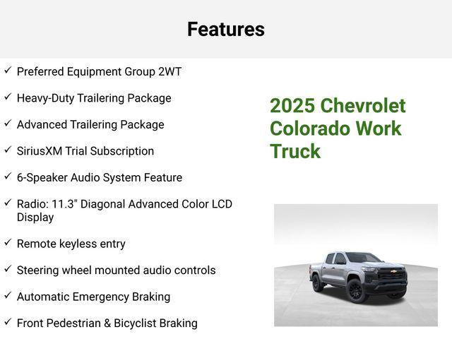 new 2025 Chevrolet Colorado car, priced at $36,595