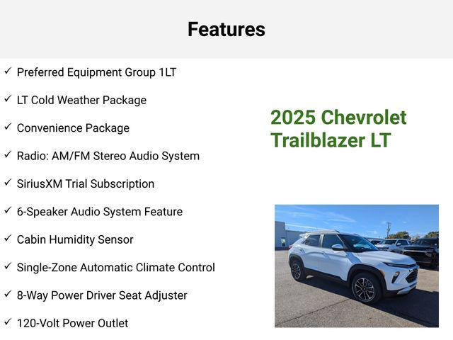 new 2025 Chevrolet TrailBlazer car, priced at $26,453