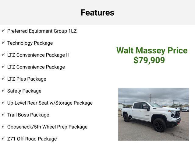 new 2025 Chevrolet Silverado 3500 car, priced at $79,909