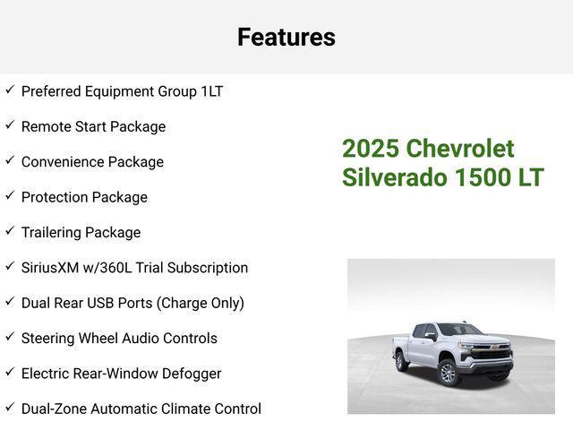 new 2025 Chevrolet Silverado 1500 car, priced at $52,855