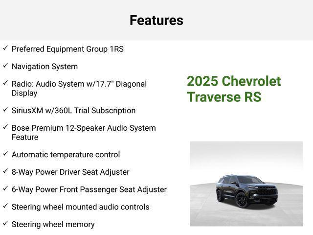 new 2025 Chevrolet Traverse car, priced at $57,784