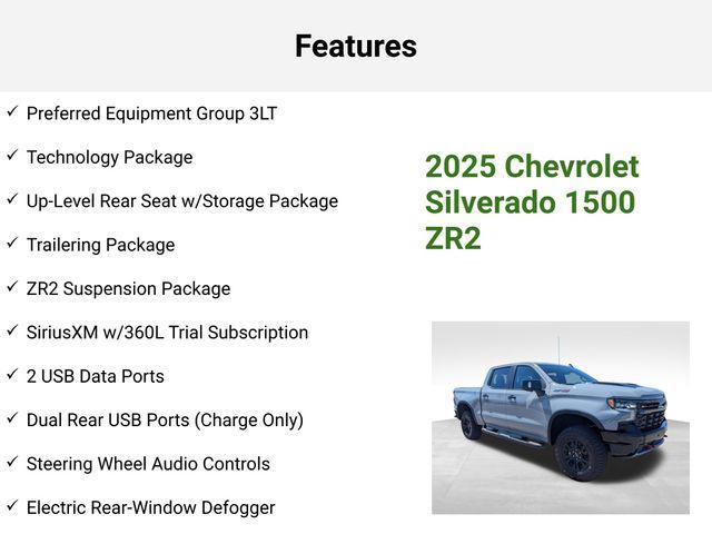 new 2025 Chevrolet Silverado 1500 car, priced at $69,840