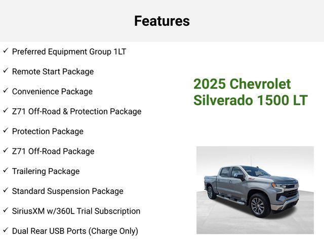 new 2025 Chevrolet Silverado 1500 car, priced at $59,314