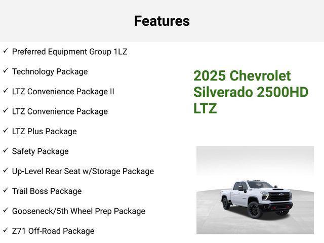 new 2025 Chevrolet Silverado 2500 car, priced at $78,856