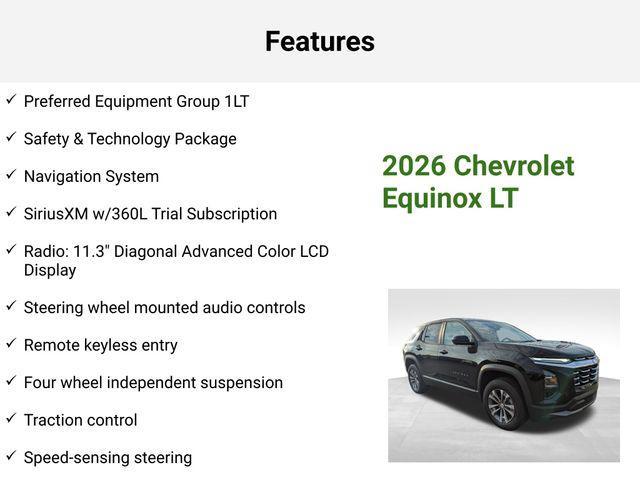 new 2026 Chevrolet Equinox car, priced at $30,353