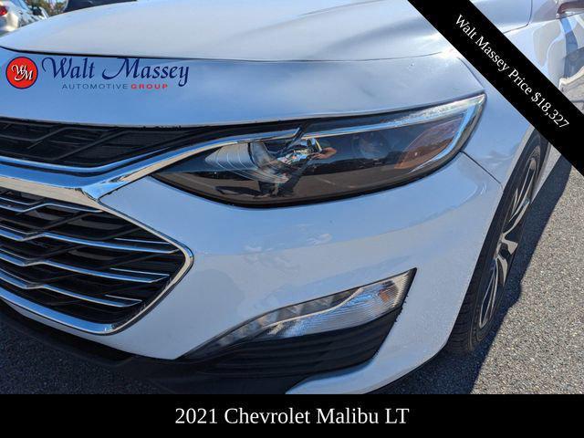 used 2021 Chevrolet Malibu car, priced at $18,327