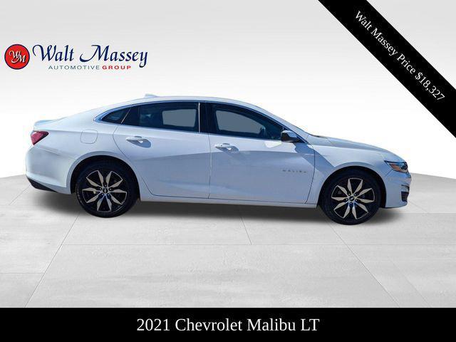 used 2021 Chevrolet Malibu car, priced at $18,327