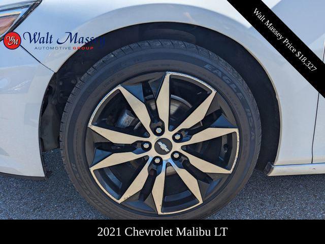 used 2021 Chevrolet Malibu car, priced at $18,327