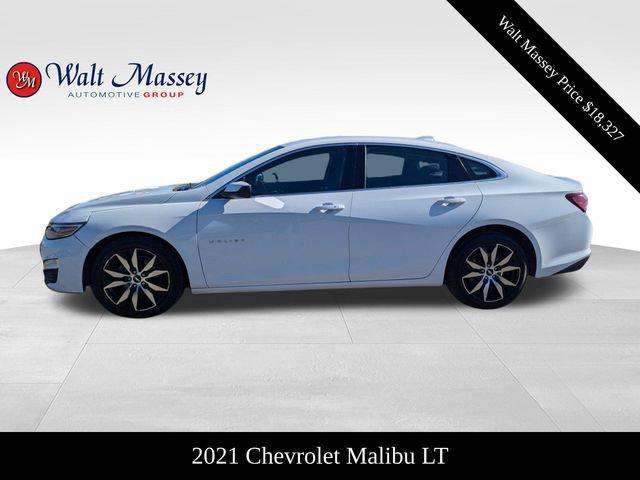 used 2021 Chevrolet Malibu car, priced at $18,327