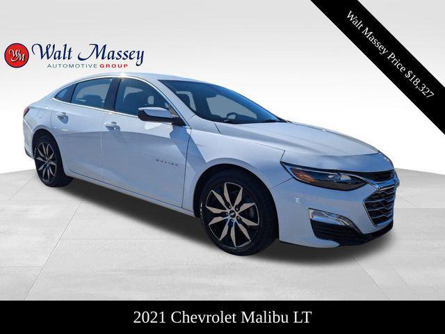 used 2021 Chevrolet Malibu car, priced at $18,327