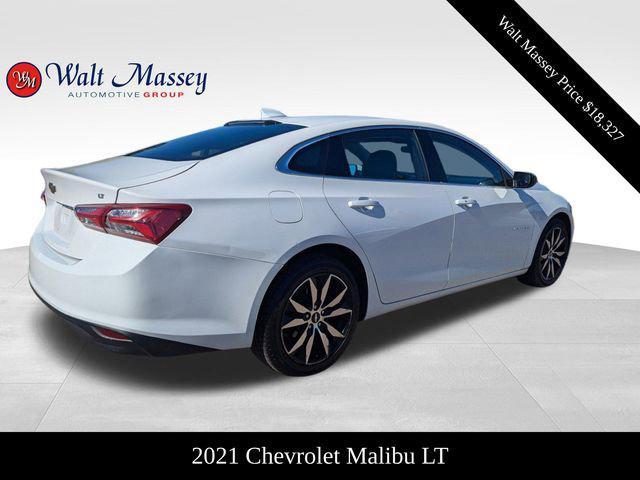 used 2021 Chevrolet Malibu car, priced at $18,327