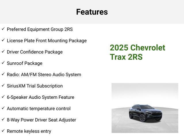 new 2025 Chevrolet Trax car, priced at $27,365