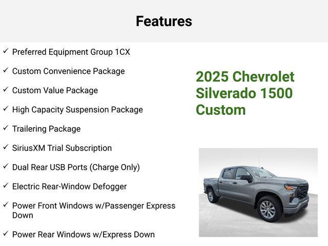 new 2025 Chevrolet Silverado 1500 car, priced at $48,647